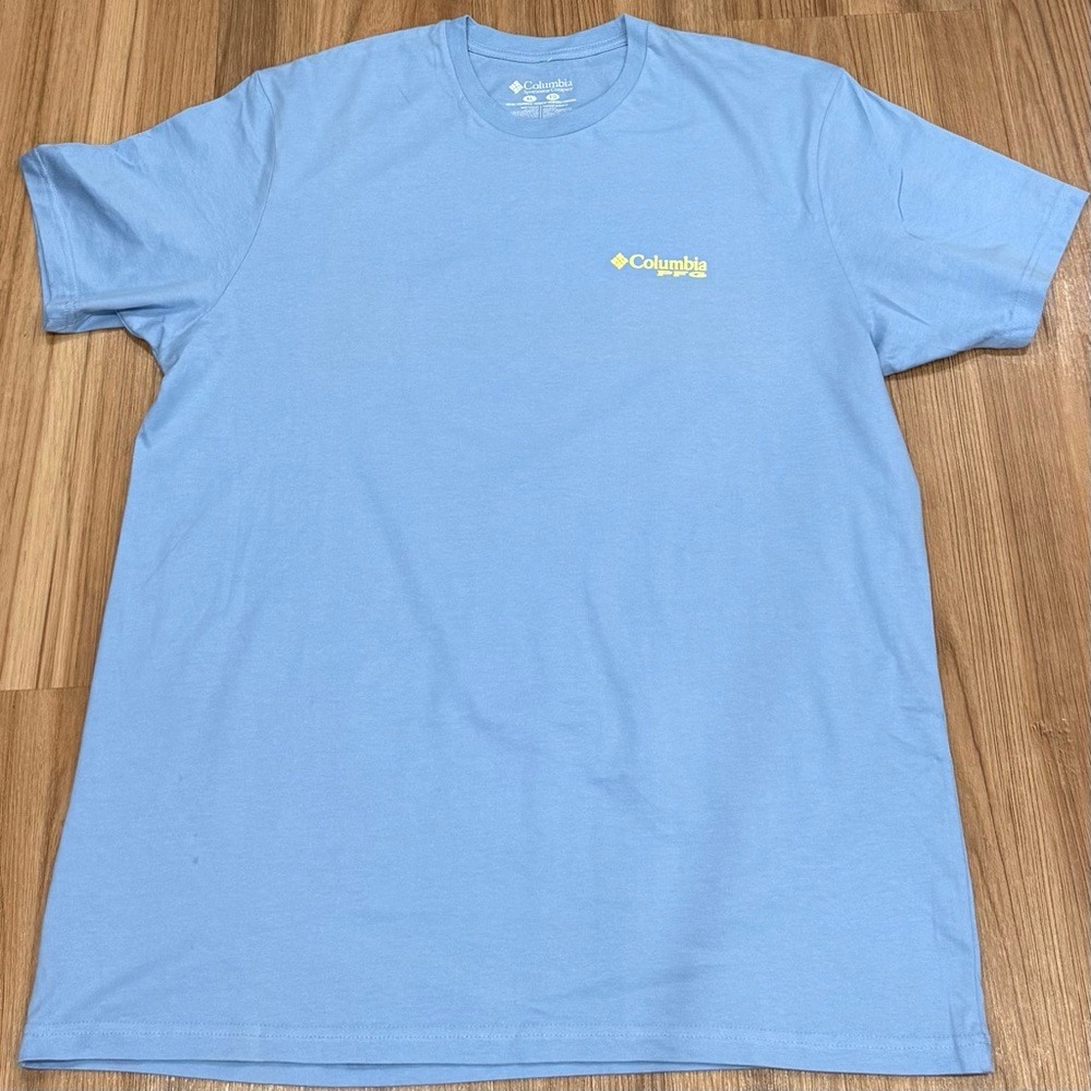 Columbia Men's Sky Blue Short Sleeve Tee